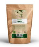 Natures Root Organic Cress Sprouting Seeds 250g - Superfood | Non GMO | Microgreen Sprouts | Garden Planting | Vegetable Gardening