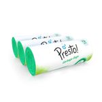 Amazon Brand - Presto! Garbage Bags Large 45 Count|24 x 32 Inches Green, For Wet Waste|15 bags/roll (Pack of 3)