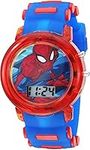 Spider-Man Digital Flashing Kids Watch, Blue (SPD4464AC)