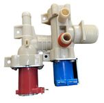 SPARESKART Inlet Valve | Water Feed Valve 2 Way DC 12V Compatiable for LG Invertor Top Load Washing Machine.[Red & Blue]