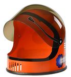 Aeromax ASO-Helmet Youth Astronaut Helmet with Movable Visor, Orange, Youth Size fits Most Ages 3-10