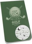 Rite in the Rain All Weather Golf Notebook, 3.5" x 6", Green Field Flex, Club Yardage Book & Hole Notes (No. 4)