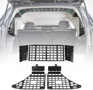 HIGH FLYING for Toyota 4Runner 2010-2024 Modular Roof Overhead&Window Panels Storage Molle System Trunk Shelf Cargo Organizer Aluminum Car Accessories