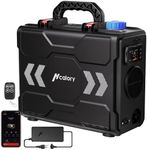 HCALORY 12V Portable Diesel Heater,Toolbox 2 Diesel Air Heater 8KW 6L All-in-One Parking Heater with APP Control Work at Altitude Max 20000 ft for Car Trucks RV and camper
