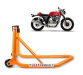 Grandbiker Rear Universal Wheel Paddock Stand Extra Strong with Swing Arm Rest for RE continental gt 650 (Orange)