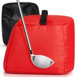 Sonwyoung Golf Impact Cube Swing Trainer Golf Training Aid One Outer Bag and One Inner Bag Portable Swing Training Aids/Angle/Scooping Practice Driving Golf Gifts for Men (Filling Not Included)