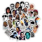 BulbaCraft Rapper Stickers, Rap Stickers Rap Toys, Rap Accessories - Hip Hop Stickers, 90s Hip Hop, 2000s Hip Hop - Music Stickers for Water Bottle - Singer Stickers, Celebrity Stickers