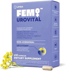 FEM Urovital Bladder Control Supplements - Overactive Bladder, Leakage & Urgency Relief - Non-Hormonal Urinary Tract Health Support for Women - 30 Capsules