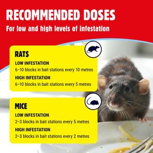 Big Cheese Rodent Block Bait, 30 x 10g – Mouse & Rat Control