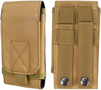 Tactical MOLLE Smartphone Holster, Universal Army Mobile Phone Belt Pouch EDC Security Pack Carry Accessory Kit Blowout Pouch Belt Loops Waist Bag Case for iPhone 6/6s 6plus Samsung Galaxy S7 S6 Edge