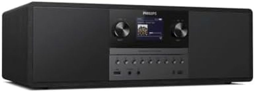 PHILIPS Micro Music System TAM6805 50W: Sistema audio tutto-in-uno con radio Internet, Bluetooth, Spotify Connect, USB, lettore CD, DAB+, FM, altoparlanti Bass Reflex Sistema audio compatto