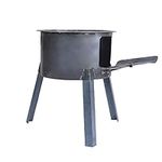 Stove, Firewood Stove, Coal/Wood Stove, Cooking Cast Iron Stove, Mobile Indoor Outdoor Camping Portable Stove, Rural Heater,Diameter 25CM