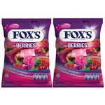 Fox's Crystal Clear Fruit, Berries Candy (90Gms- Pack Of 2)