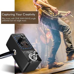 LEKATO 9-Slot Guitar Pedal Board – Loop Effects Organizer