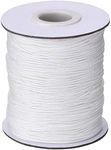 197 Yards/Roll White Braided Shade Lift Blinds Cord- White Polyester Shade Blinds Pull String Rope for Aluminum Blinds Windows, Roman Shade Repair, Gardening Plant & Crafts and DIY Projects.(1.5 mm)