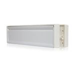 Xfort MailPlate Surround 12" Letterplate White, Premium Draught Proof Postal Letterbox, Telescopic Sleeved Letter Box for uPVC Doors with 20-40mm Door Thickness.