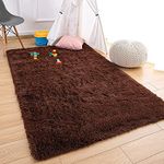 FIROZ and Brothers F & B Rugs Change The Floor Modern Shag Rugs with Extra Softnes 2" Inch Thick Carpet Size 8 Feet by 10 Feet (8x10 feet)