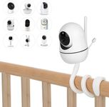 Infant Gadgets Baby Monitor Mount | Compatible with Infant Optics DXR-8 Pro, Hello Baby Monitor Mount, Nanit, Motorola, Vava, Owlet | Universal Baby Camera Holder, Flexible