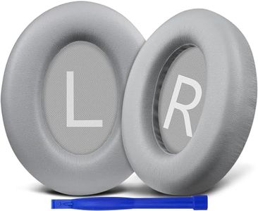 SOULWIT Almohadillas de Repuesto para Bose 700 (NC700) Auriculares Inalámbricos con Cancelación de Ruido, Cuero más Suave, Espuma de Alta Densidad - Plata
