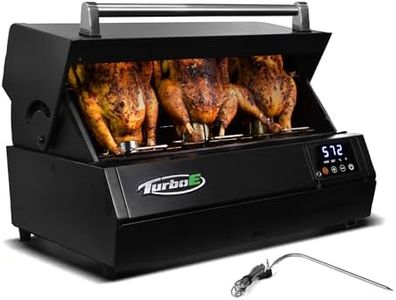 Turbo E Outdoor Electric Grill by PLUGNGRILL - High-Power 1700W Infrared Grill Technology - 24-Inch Smart BBQ Grill with Probe & Digital Display for Precise Cooking & Searing