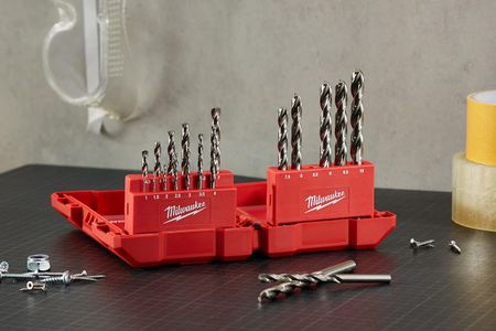 Milwaukee 19-Piece Drill Bit Set, 1-10mm – High-Speed Steel