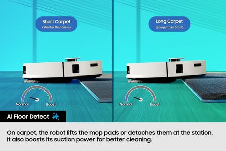 Samsung Jet Bot Combo AI+ Robot Vacuum – Smart Home Cleaning