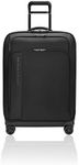 Briggs & Riley 26" Medium Expandable Spinner - Checked Luggage for Travel, Suitcases with Wheels, Softside Rolling Bag for Men & Women - ZDX Collection, Black