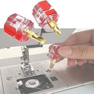 HONEYSEW Flat and Stubby Screwdriver Set Mini Stubby Tools Sewing Notions for Sewing Machine