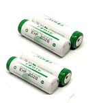 INVENTO 4pcs 3.6V 2700mah ER14505 AA Lithium Thionyl Chloride Battery (LiSoCl2) Battery Non Rechargeable for CNC PLC