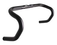 Zoom Handlebar HI QUALITY BUTTED LIGHTWEIGHT ALLOY DROP HANDLEBARS ROAD BIKE RACING CYCLE FIXIE 25.4mm CHOOSE WIDTH 400,420 or 440mm BLACK (WIDTH 440mm)