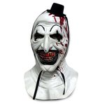 Adult Terrifier Mask Art the Clown Costume Mask Scary Halloween Killer Clown Headgear Cosplay Costume Props