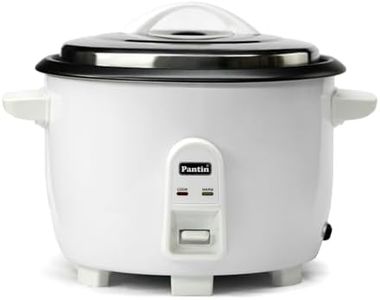 Pantin Commercial Electric Rice Cooker – 20 Cups Raw / 40 Cups Cooked Capacity w/Measuring Cup & Scoop – High-Efficiency Large Rice Cooker Commercial Rice Cooker for Restaurants, Hotels and Catering