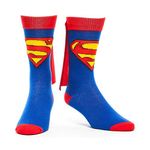 Bioworld Mens Superman Cape socks