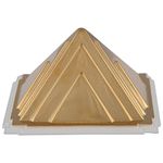 Jiten Pyramid Plastic V-pro Vehicle Protection Pyramid (8.5 cm x 8.5 cm x 5.5 cm, White)