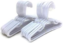 24 White Plastic Hangers(2 Dozen) fits 18 inch American Girl Dolls Clothes