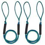 PWC Bungee Dock Lines Mooring Rope, Stretchable Docking Ropes with Foam Float for Boats, Kayak, Jet Ski, SeaDoo, Pontoon Boat Accessories 4ft, 5ft, 6ft