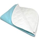 RMS Ultra Soft 4-Layer Washable and Reusable Incontinence Bed Pad - Waterproof Bed pads, 34"X54"