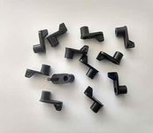 ARKA Plastic Stoppers for Mosquito Net Window,Colour:Coffee Brown (20)