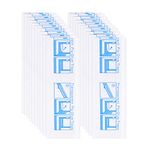 TOYMIS 20pcs Fly Catcher Sticky Strip, Clear Fly Paper Strips Window Fly Trap Stickers for Windows Home School Restaurant Fruit Shop Farm