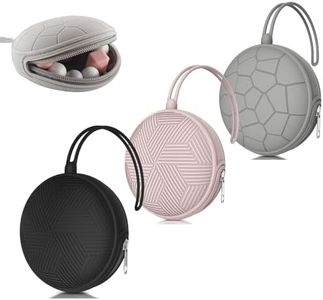Smlpuame 3 Pack Pacifier Holder Case,Silicone Portable Pacifier Cover Pouch Bag for Diaper Bags Baby Carriage,Pacifier Storage Container Box,Easy to Clean(Black+Pink+Grey)