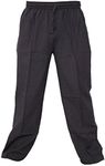 Gheri Men's Cotton Hemp Casual Lounge Trousers Brown Medium