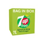 7UP Free Post Mix BIB Soft Drink, 7 Litres