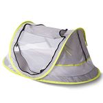 Green Pipe Baby Pop Up Tent - UPF 50+ Sun Shade with Mosquito Net, Beach Umbrella for Girls & Boys