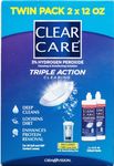 Clear Care No Rub Cleaning & Disinfecting Solution Value Pack 24 Fl Oz (710 Ml)