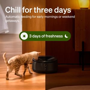 PETLIBRO Polar Automatic Cat Feeder – Wet Food, Stainless Steel Bowl, 3-Day Refrigerated, Smart App Controlled