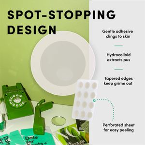 Dots for Spots Acne Patches 60-Pack – Hydrocolloid Spot Treatment