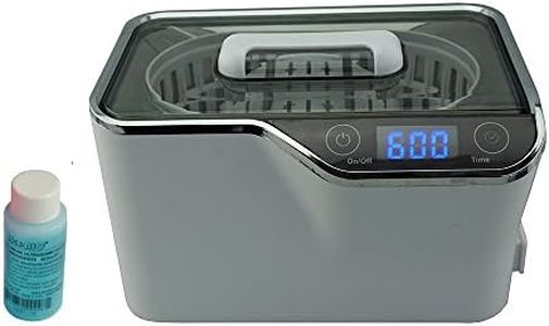 iSonic CDS100+1OZ Digital Ultrasonic Cleaner with Touch-Sensing Controls for Jewelry, Eyeglasses and Watches