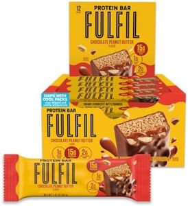 FULFIL Protein Snack Bars, NEW Recipe Chocolate Peanut Butter, 15g Protein, Pantry Staples, 12 Count, Packaging May Vary