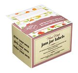 KitchenCraft Jar Labels, Food Labels Stickers, Home Made Jam Labels, Fruit Designs, Pack of 100, White