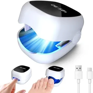 Nail Fungus Treatment Light Device, for Damaged, Discolored and Thickened Nail for Restore Nail Health, Significantly Improve Symptoms, Lightweight & Portable for Home Use for Nail and Toenail